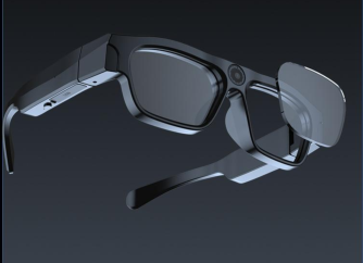 New hot selling  smart Bluetooth camera glasses with interchangeable myopia lenses